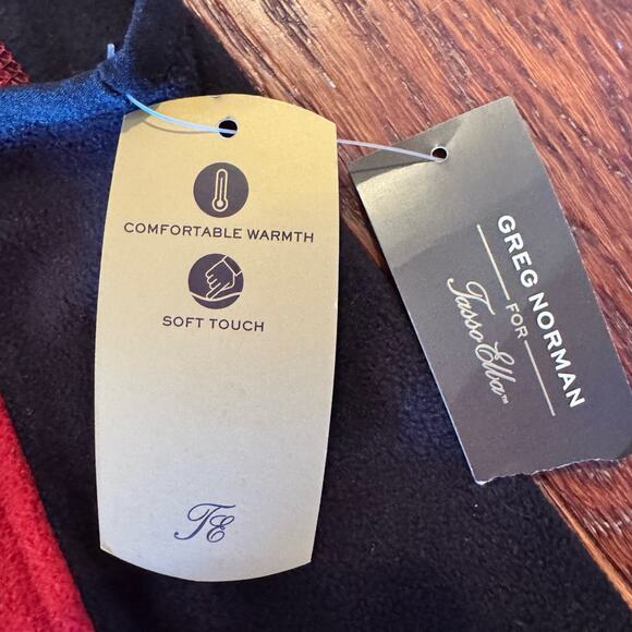 NWT Greg Norman Tasso Elba Golf Vest Mens L Performance Five Iron Fleece Active - Picture 9 of 10